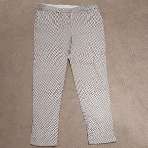 H&M Black and White Patterned Pants